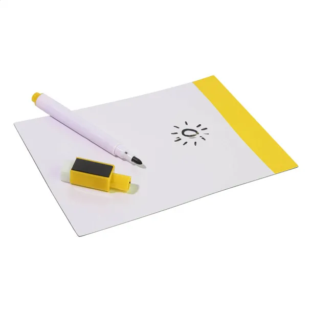 Mafri magnetni blok Žuta Bijela