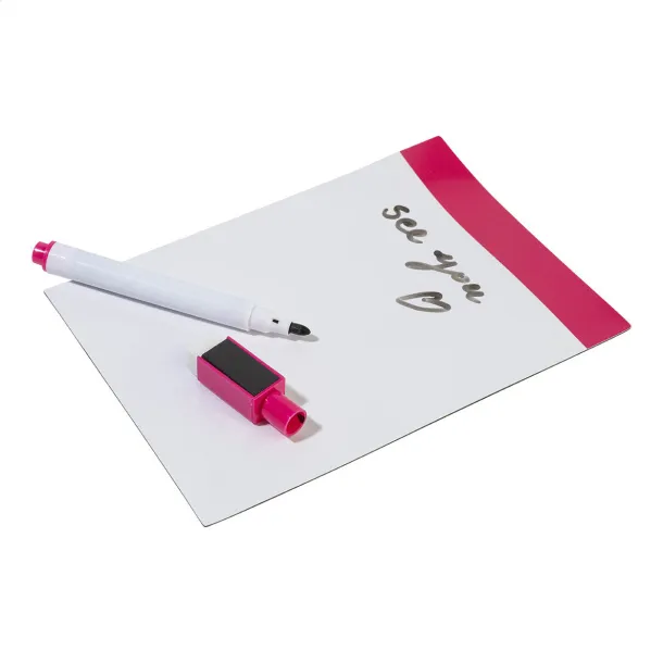 Mafri magnetic noteboard Pink White
