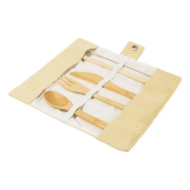 Rollery cutlery set Natural