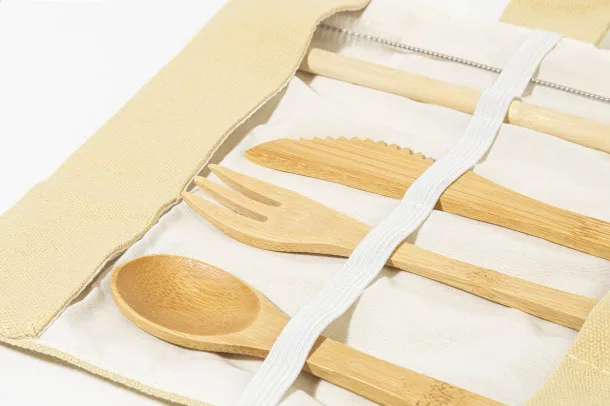 Rollery cutlery set Natural