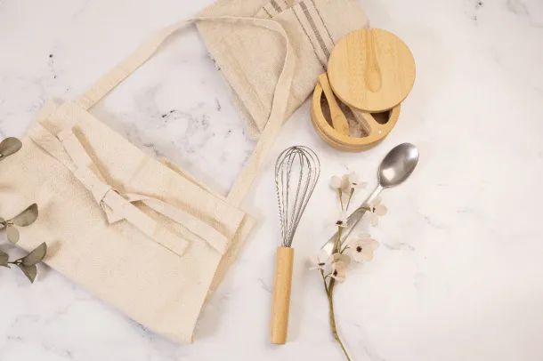 Commis cotton apron Natural
