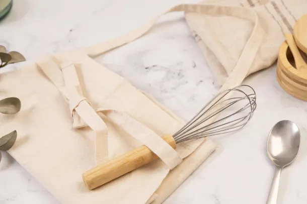 Commis cotton apron Natural