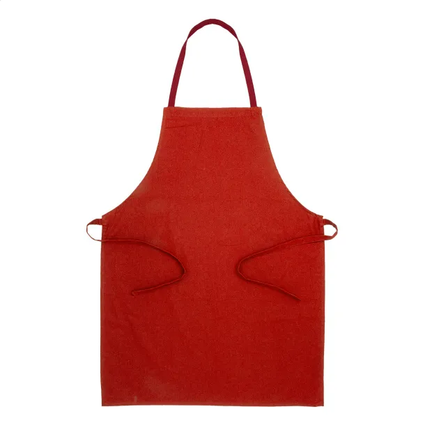 Commis cotton apron Red