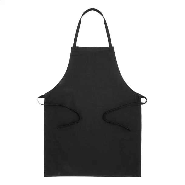 Commis cotton apron Black