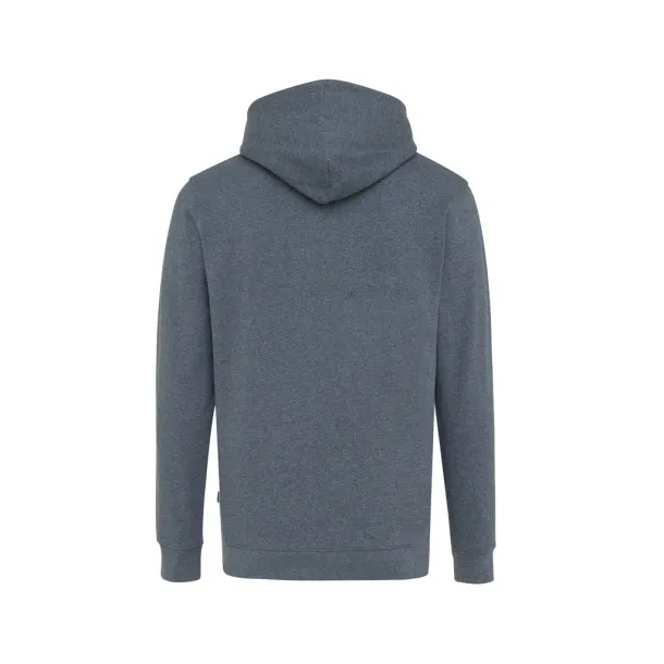  Iqoniq Torres unisex neobojeni hoodie od recikliranog pamuka, 340 g/m² - iqoniq heather navy