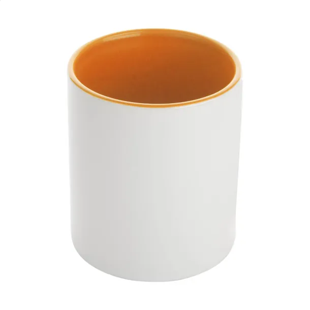 InnoColour sublimation mug Orange White