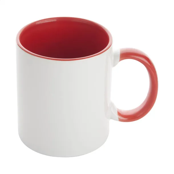 InnoColour sublimation mug Red White