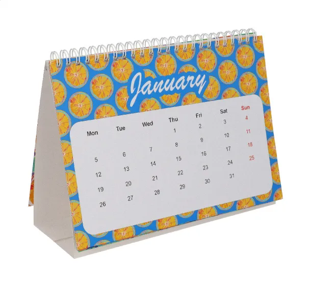 CreaDate Desk custom desk calendar White