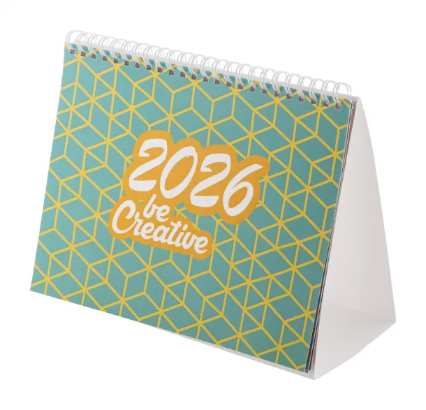 CreaDate Desk custom desk calendar White