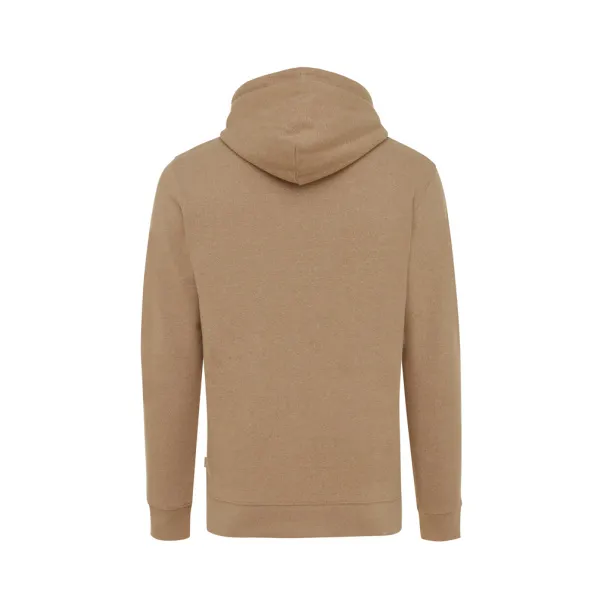  Iqoniq Torres unisex neobojeni hoodie od recikliranog pamuka, 340 g/m² - iqoniq heather brown
