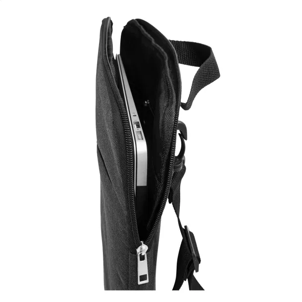 Waldok RPET torba za rame, 15" Crna