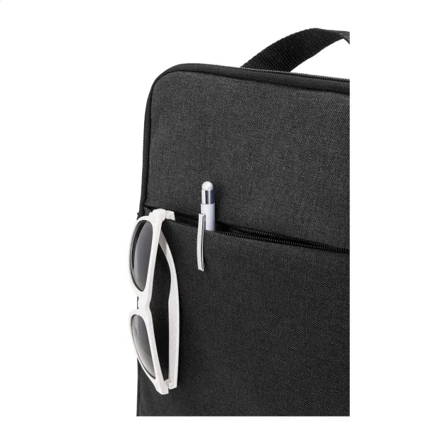 Waldok RPET torba za rame, 15" Crna