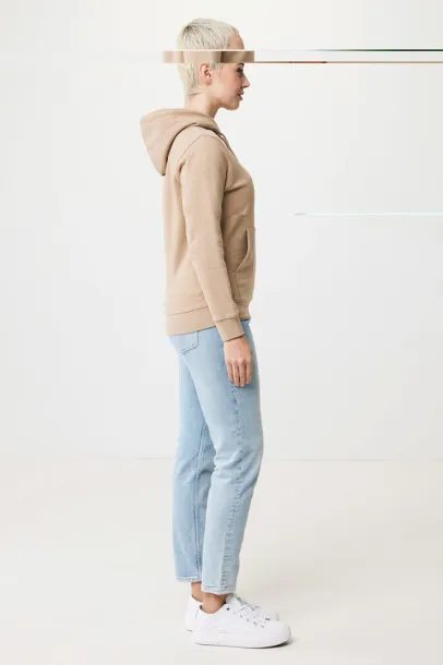 Iqoniq Torres unisex neobojeni hoodie od recikliranog pamuka, 340 g/m² - iqoniq heather brown