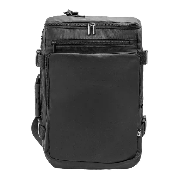 Pullman RPET torba za dokumente/ruksak, 15" Crna