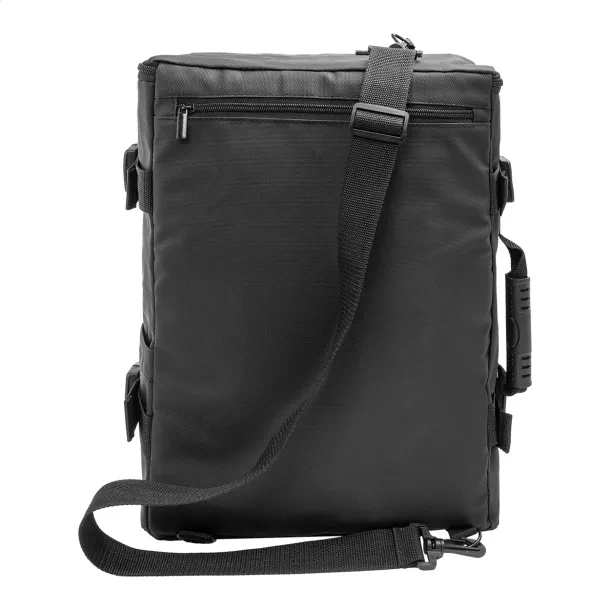 Pullman RPET torba za dokumente/ruksak, 15" Crna