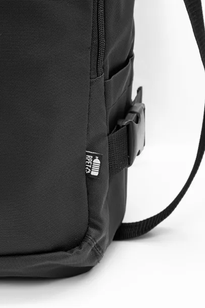Pullman RPET torba za dokumente/ruksak, 15" Crna