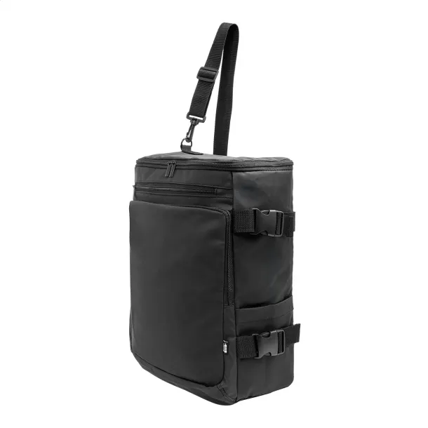 Pullman RPET torba za dokumente/ruksak, 15" Crna