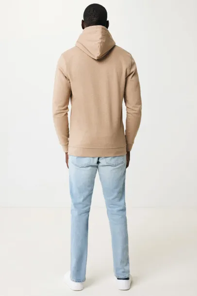  Iqoniq Torres unisex neobojeni hoodie od recikliranog pamuka, 340 g/m² - iqoniq heather brown