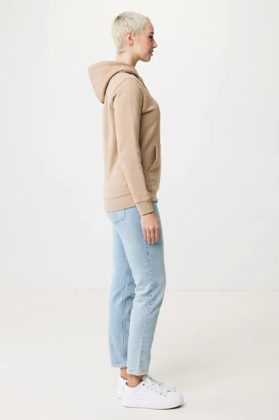  Iqoniq Torres unisex neobojeni hoodie od recikliranog pamuka - iqoniq heather brown