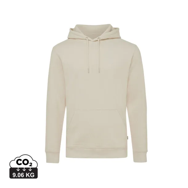  Iqoniq Torres unisex neobojeni hoodie od recikliranog pamuka - iqoniq white 