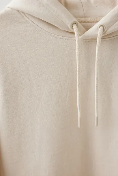  Iqoniq Torres unisex neobojeni hoodie od recikliranog pamuka, 340 g/m² - iqoniq natural raw