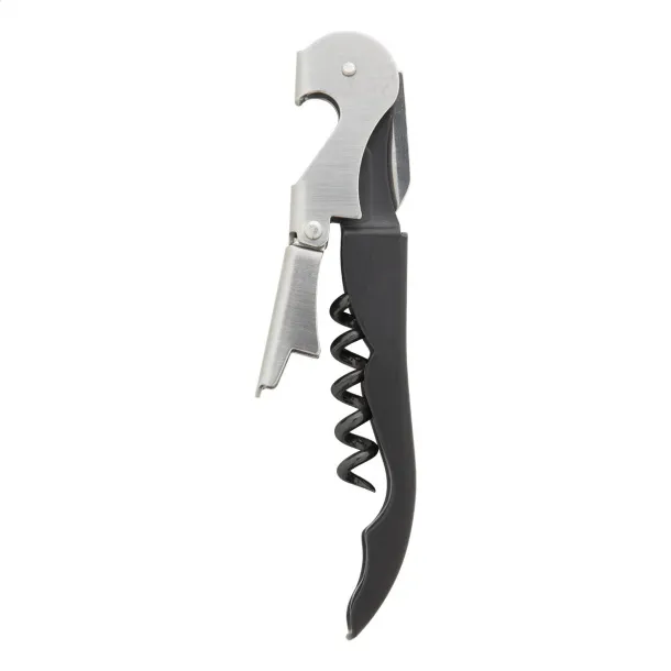 Umbria wine opener Black Silver