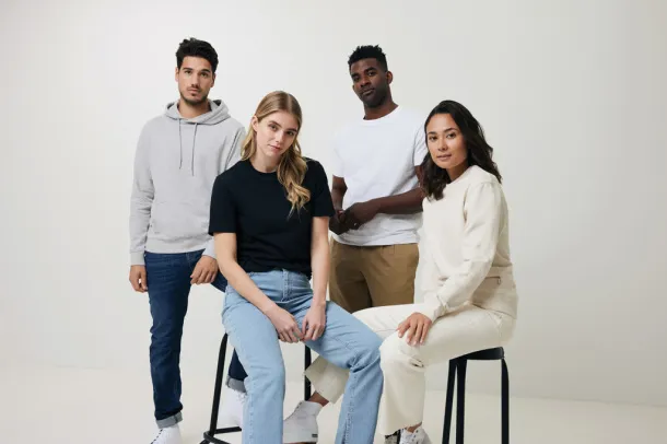  Iqoniq Torres unisex neobojeni hoodie od recikliranog pamuka - iqoniq natural raw