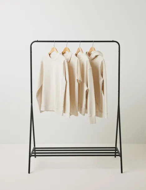  Iqoniq Torres unisex neobojeni hoodie od recikliranog pamuka, 340 g/m² - iqoniq natural raw