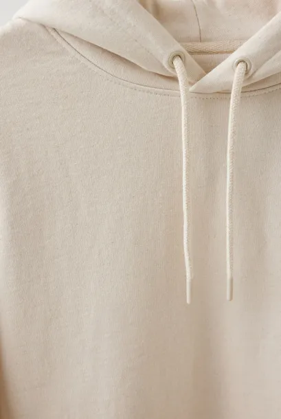  Iqoniq Torres recycled cotton hoodie undyed, natural raw - iqoniq white 