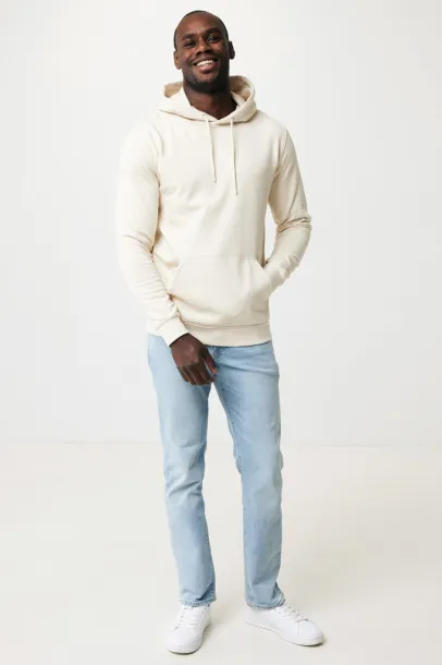  Iqoniq Torres unisex neobojeni hoodie od recikliranog pamuka, 340 g/m² - iqoniq natural raw
