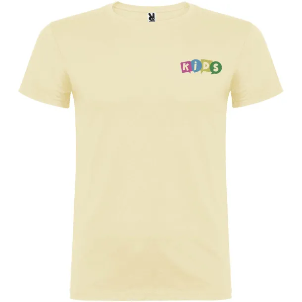 Beagle short sleeve kids t-shirt - Roly Sweet yellow