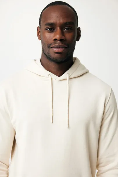  Iqoniq Torres recycled cotton hoodie undyed, natural raw - iqoniq white 