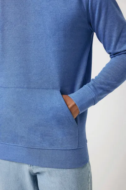  Iqoniq Torres unisex neobojeni hoodie od recikliranog pamuka - iqoniq heather blue