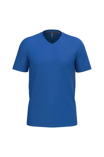  MEN'S SHORT-SLEEVED V-NECK T-SHIRT - Kariban Royal blue