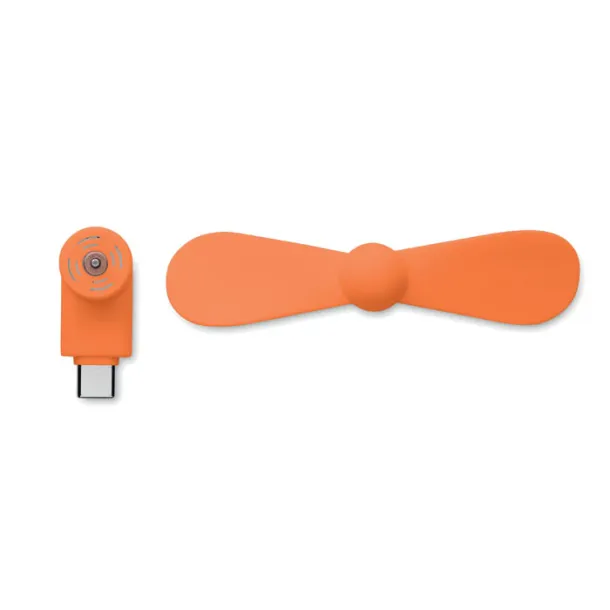 PHAN Prijenosni USB-C ventilator Narančasta