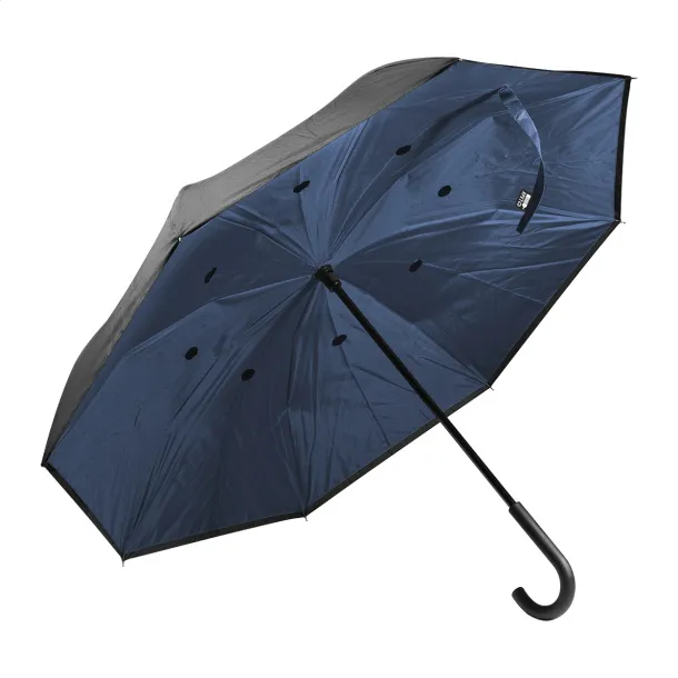 Raura RPET reversible umbrella Dark blue