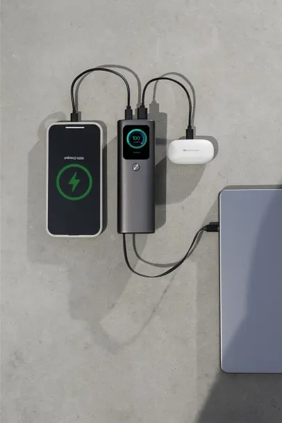 Urban Vitamin Stanford Urban Vitamin Stanford 165W 20.000mAh powerbank - Urban Vitamin Anthracite