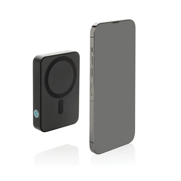Amporia Amporia RCS recycled plastic 10.000mAh magnetic powerbank - XD Collection Black