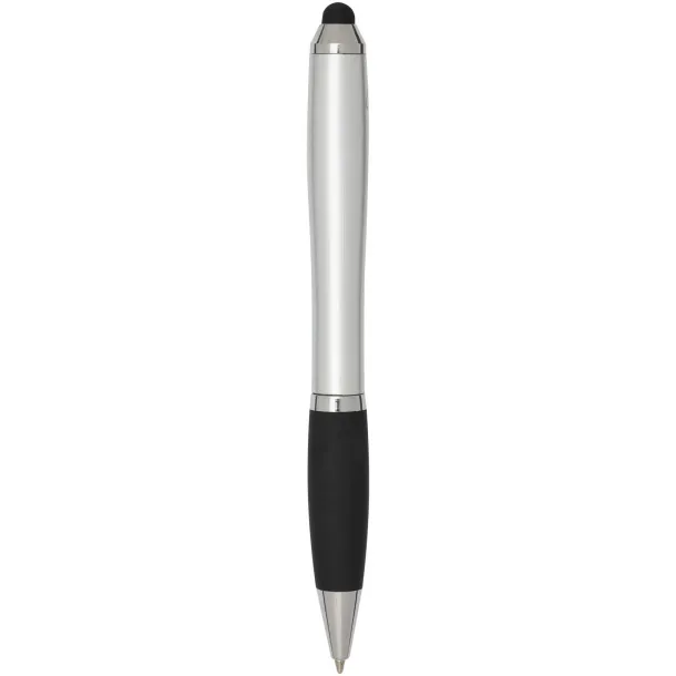 Nash RCS Kemijska olovka s tijelom u boji i crnim gripom (plava tinta) Srebrna