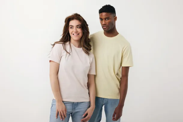  Iqoniq Sierra unisex lagana majica od recikliranog pamuka - iqoniq cream yellow