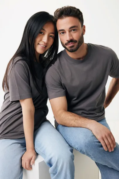  Iqoniq Kakadu unisex majica od recikliranog pamuka - iqoniq anthracite