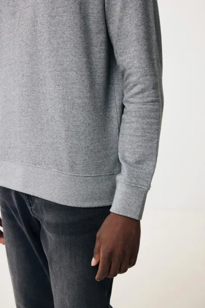  Iqoniq Etosha lagani pulover od recikliranog pamuka - iqoniq light heather anthracite