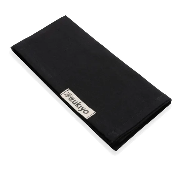  Ukiyo Aware™ 180gr rcotton table napkins 4pcs set - Ukiyo Black 