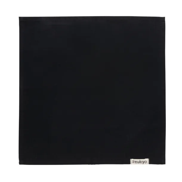  Ukiyo Aware™ 180gr rcotton table napkins 4pcs set - Ukiyo Black 