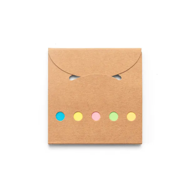 AINSLEY 2-in-1 office set, made from 100% recycled paper, with 6 sticky notepads