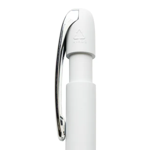  Glide GRS certified R-ABS Metal Clip Pen - XD Collection White