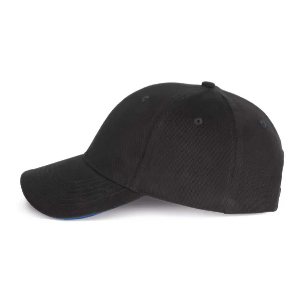 ORLANDO 6 PANEL CAP - K-UP Black Royal blue