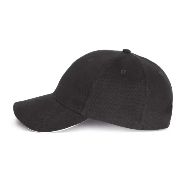 ORLANDO 6 PANEL CAP - K-UP Black White