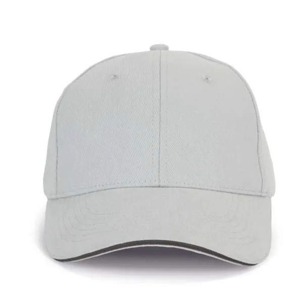 ORLANDO 6 PANEL CAP - K-UP Snow Grey Dark Grey