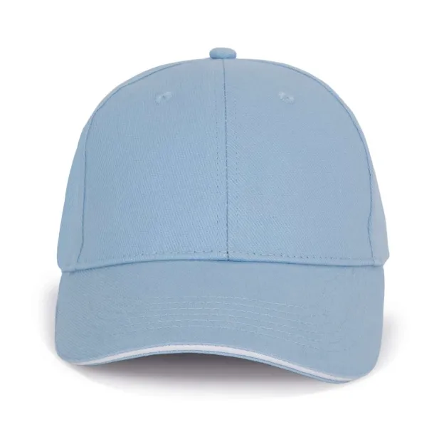ORLANDO 6 PANEL CAP - K-UP Sky blue White